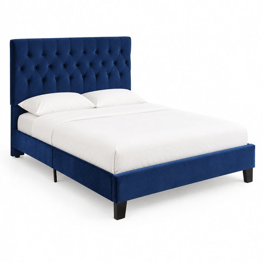 Amelia Queen Bed Frame (Blue)