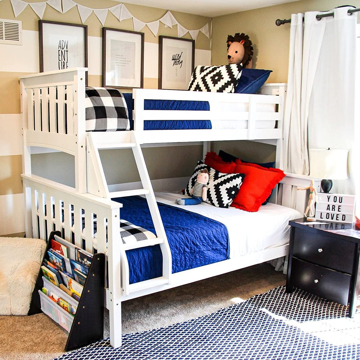 Eva Twin-Full Bunk Bed Frame