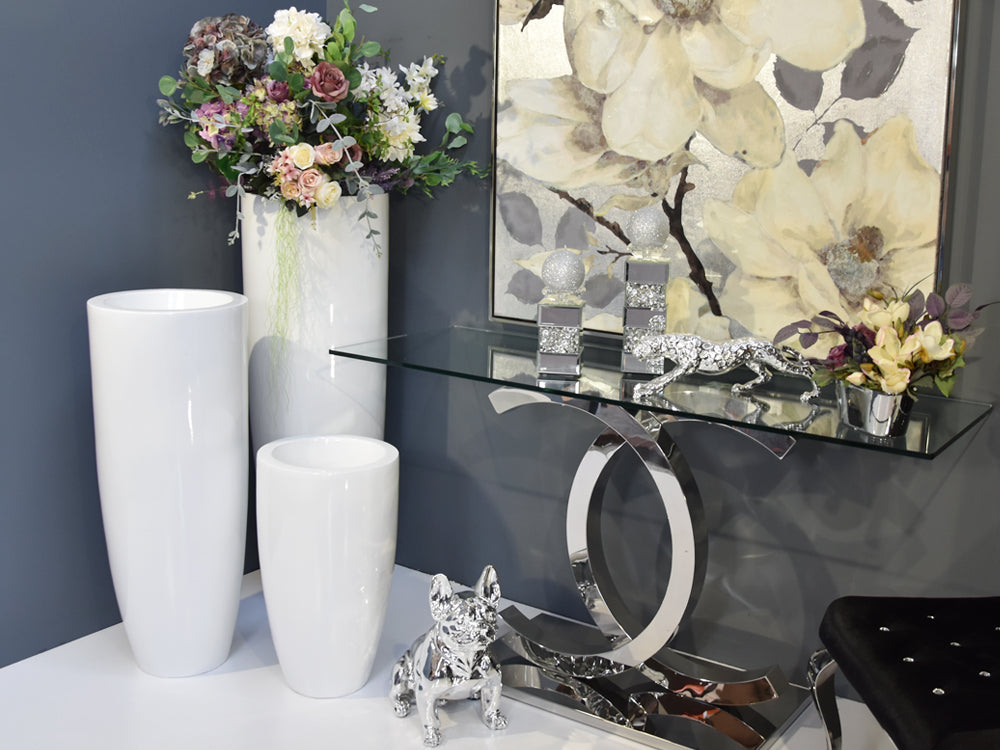 Bentleigh Chrome Sofa Table