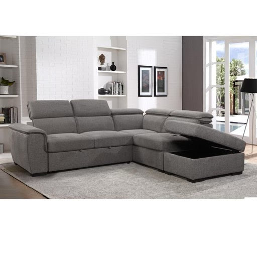 Logan Sleeper Sectional with Storage Ottoman