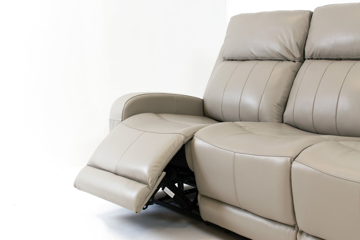 Carrara Leather Reclining Sofa