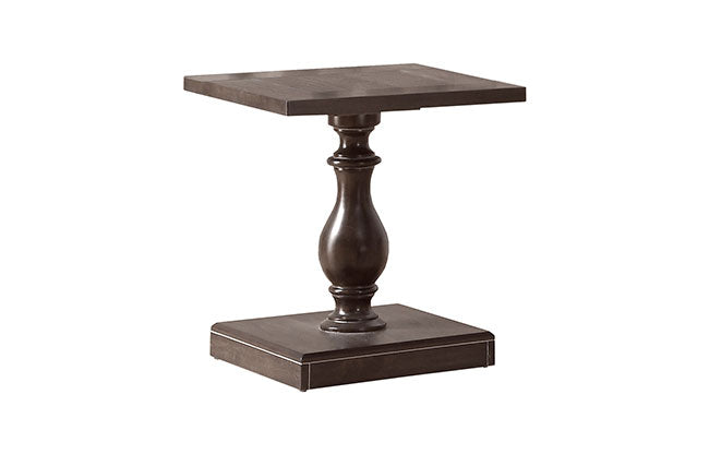 Sonoma 22" Pedestal End Table (Espresso)