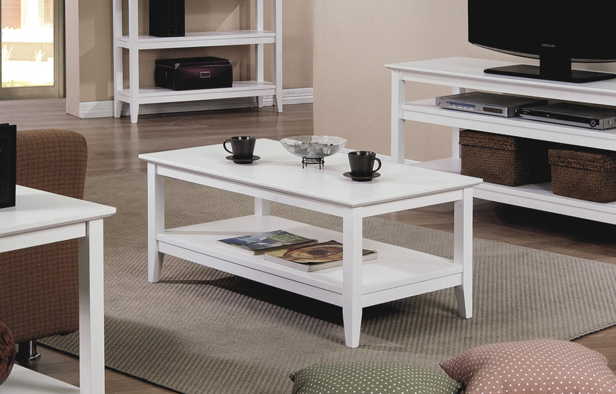 Quadra Coffee Table (White)