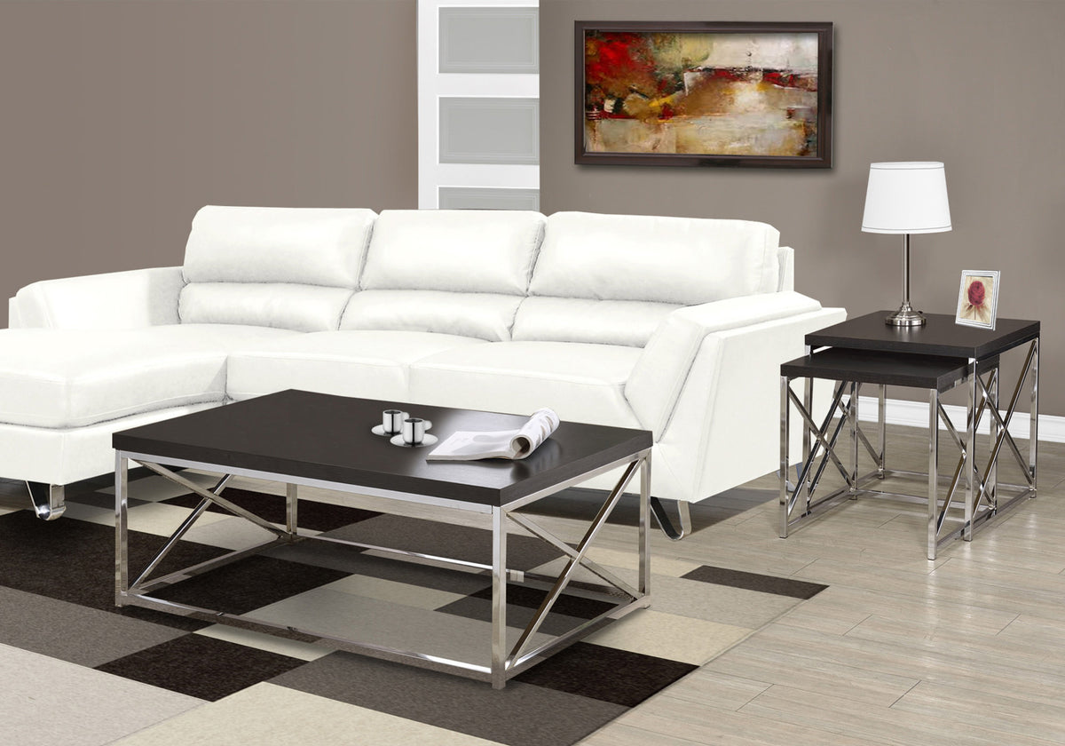 Kilda Coffee Table (Brown & White)