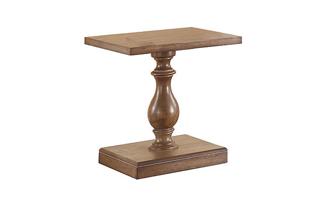 Sonoma 22" Pedestal End Table (Grey)