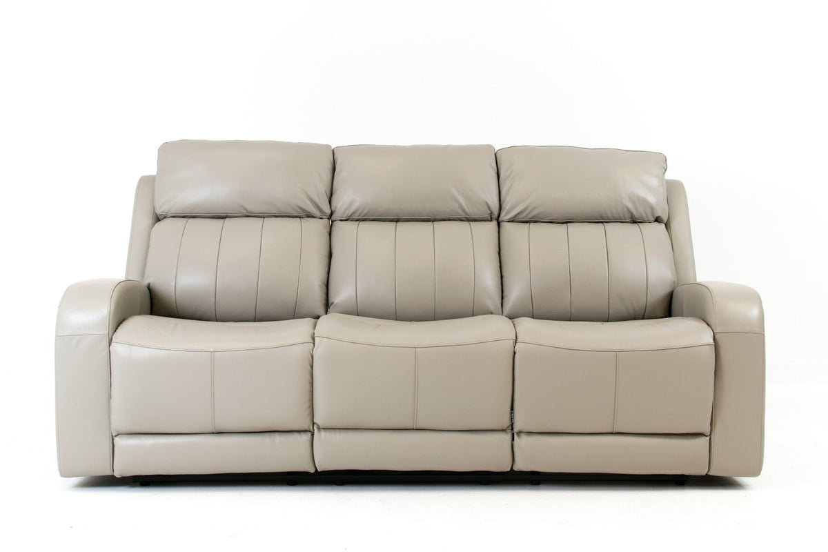 Carrara Leather Reclining Sofa