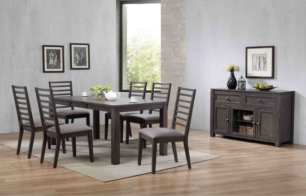 Lancaster 72" Rectangular Dining Table Set (6 Pc)