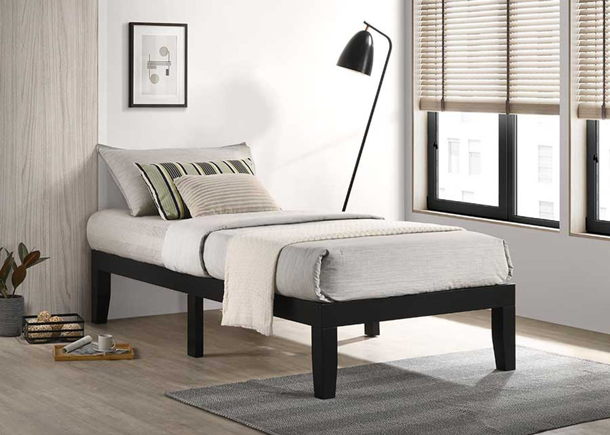 Marty Twin Platform Bed Frame (Black)