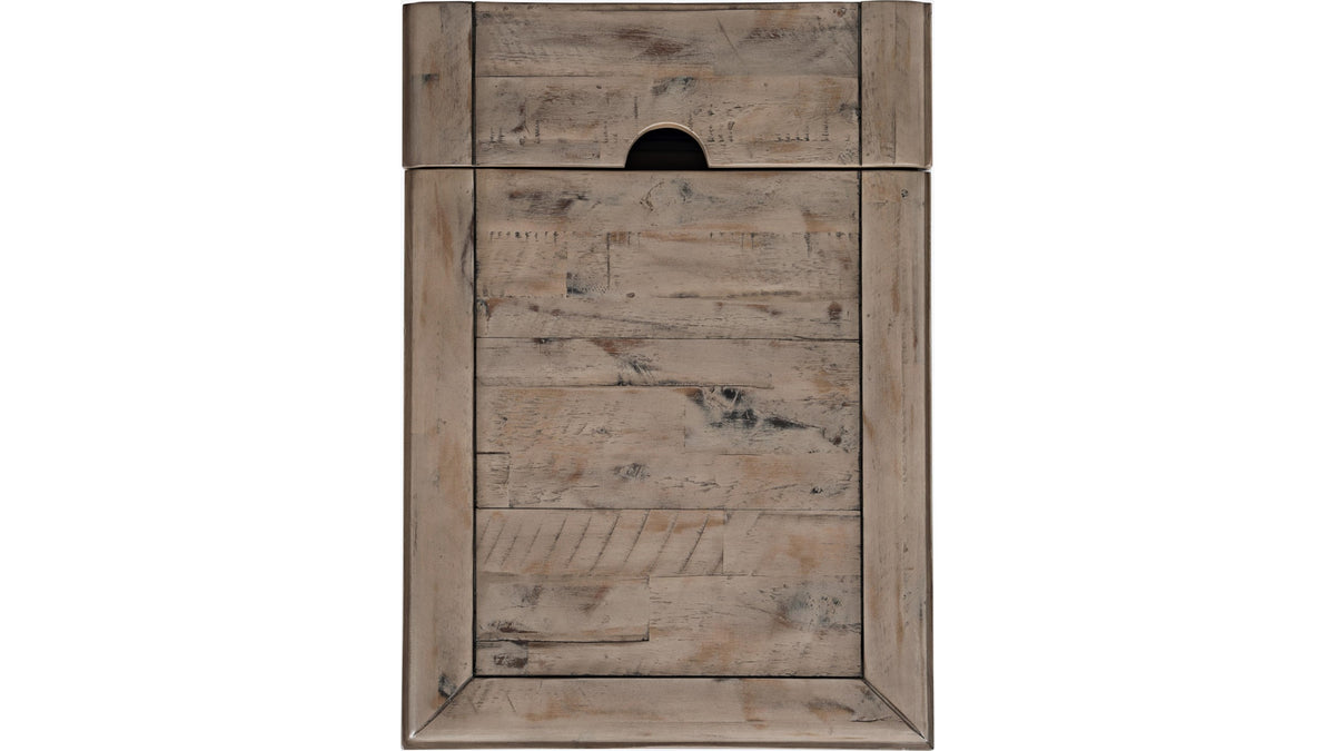 Rustic Shores Power Chairside Table (Grey)