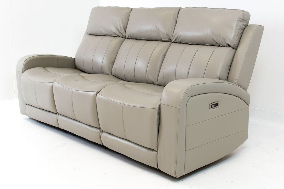 Carrara Leather Reclining Sofa