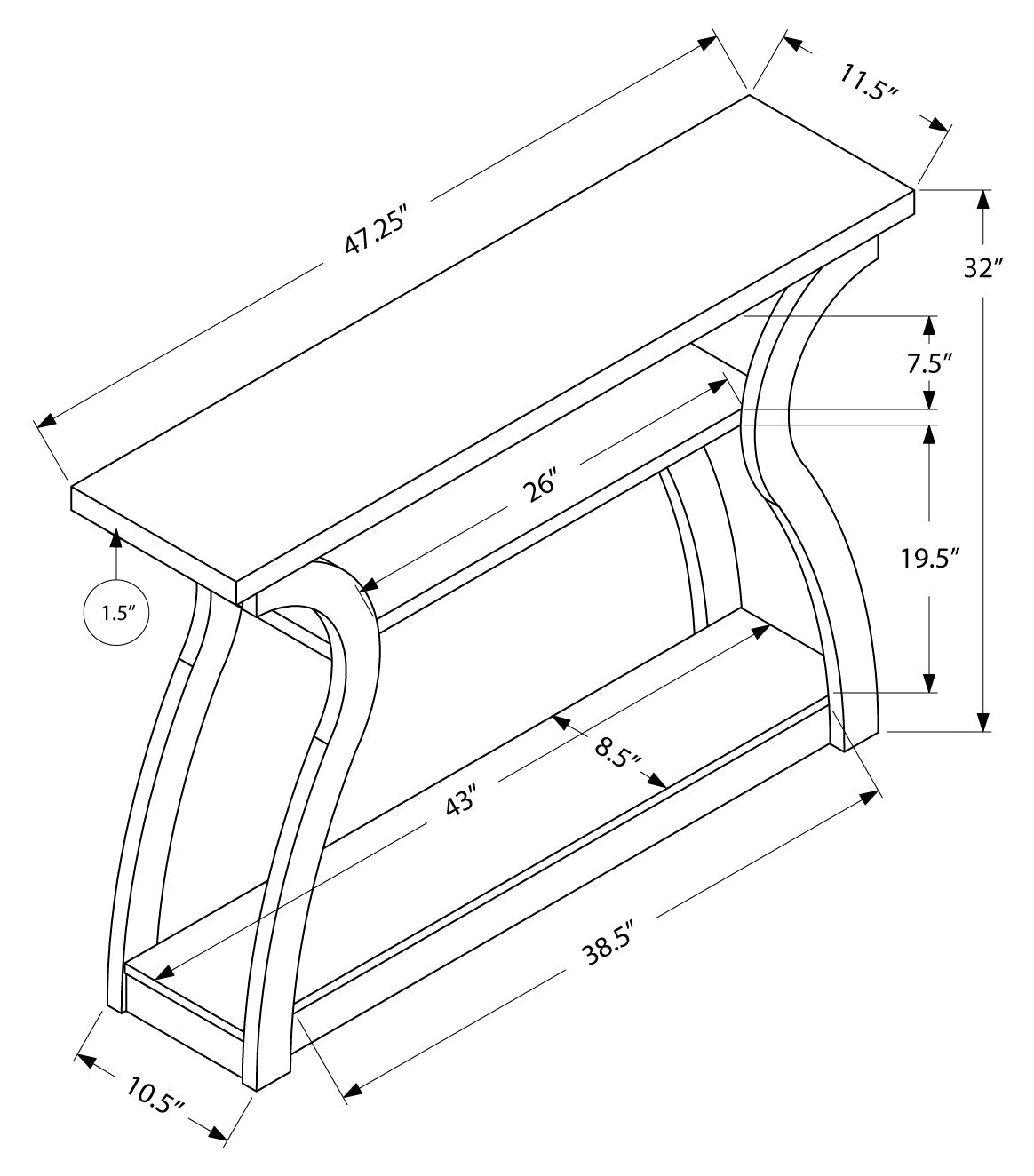 Console Accent Table