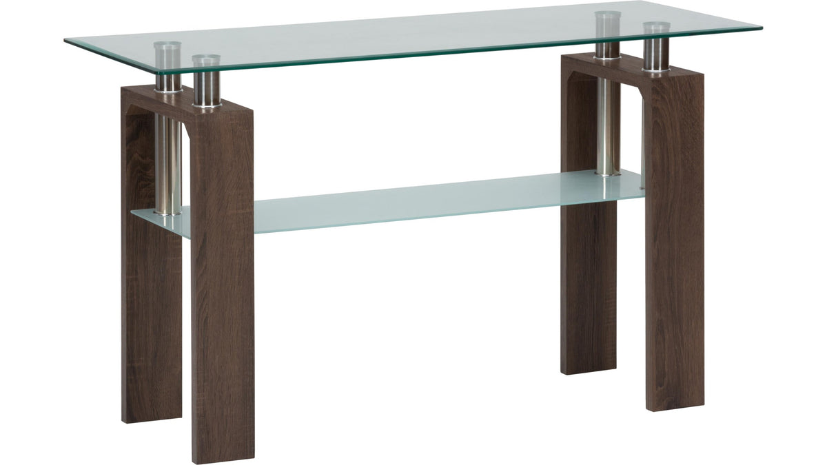 Compass Glass Sofa Table