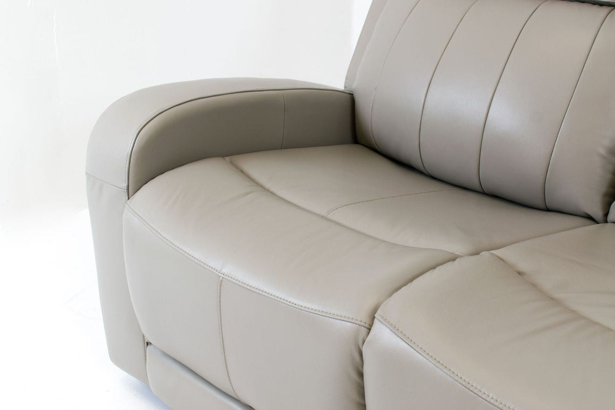 Carrara Leather Reclining Sofa