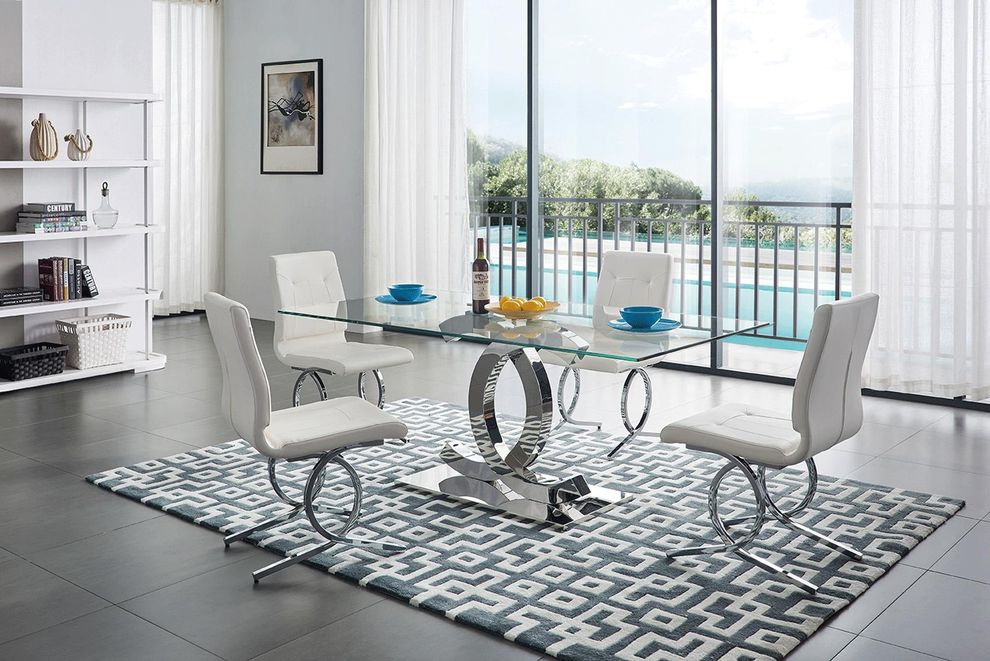 Bentleigh Chrome Dining Table