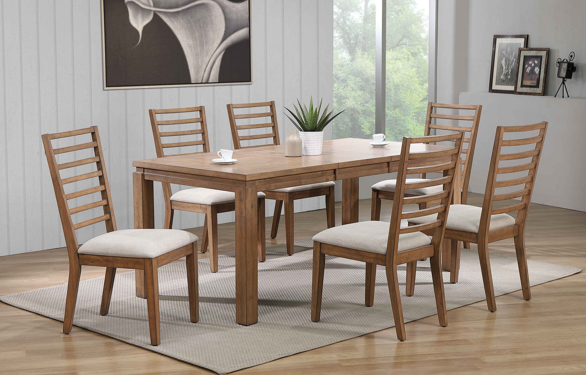 Ingleton 72" Rectangular Dining Table Set (6 Pc)