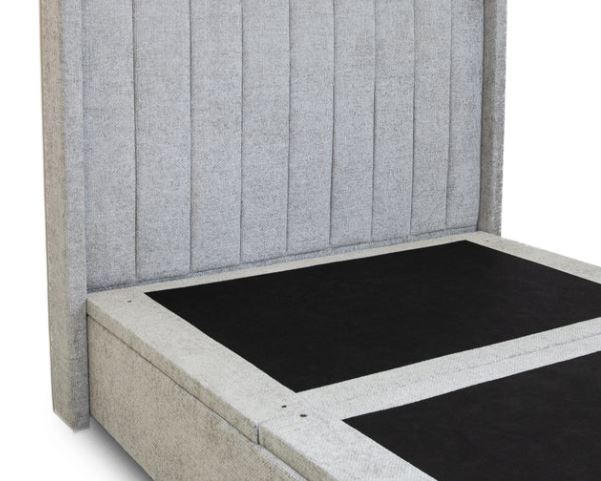 Malbec Lift Top Storage Bed with Drawers (Grey)