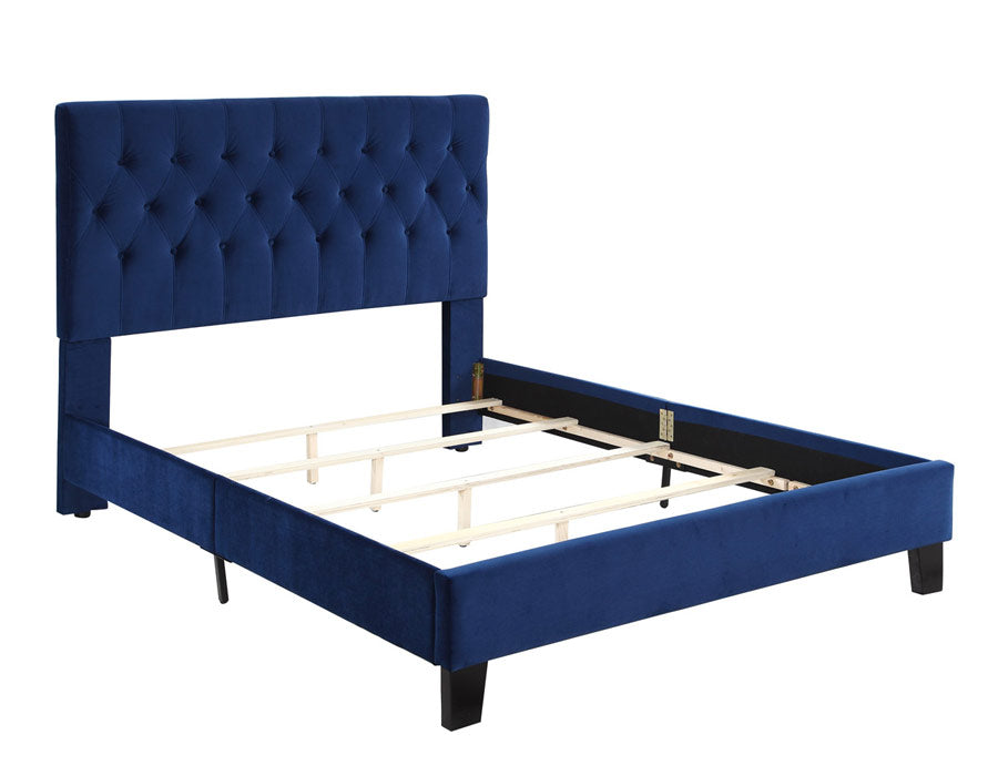 Amelia Queen Bed Frame (Blue)
