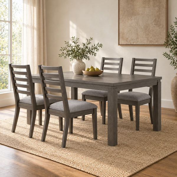 Lancaster 72" Rectangular Dining Table Set (6 Pc)