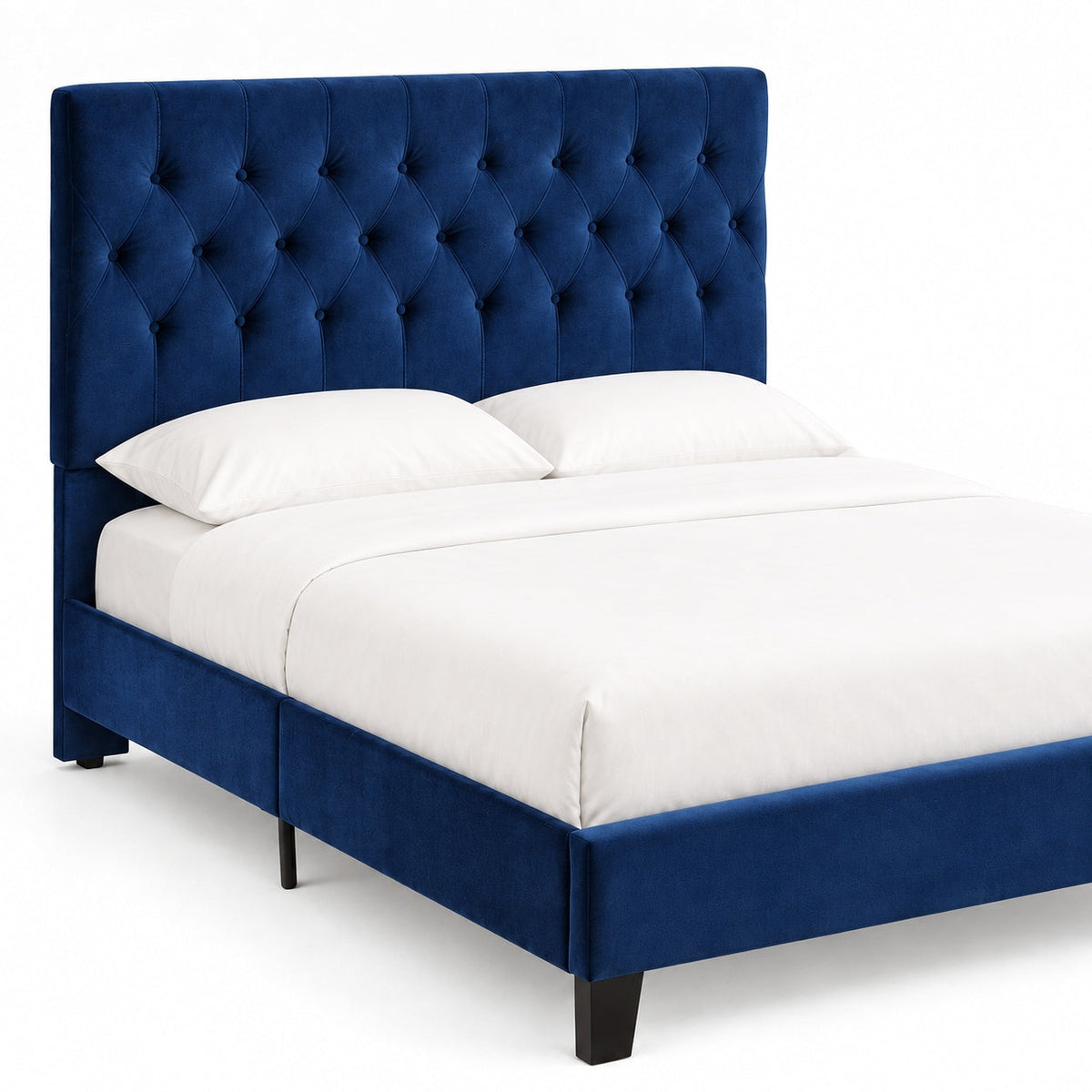 Amelia Queen Bed Frame (Blue) — detail