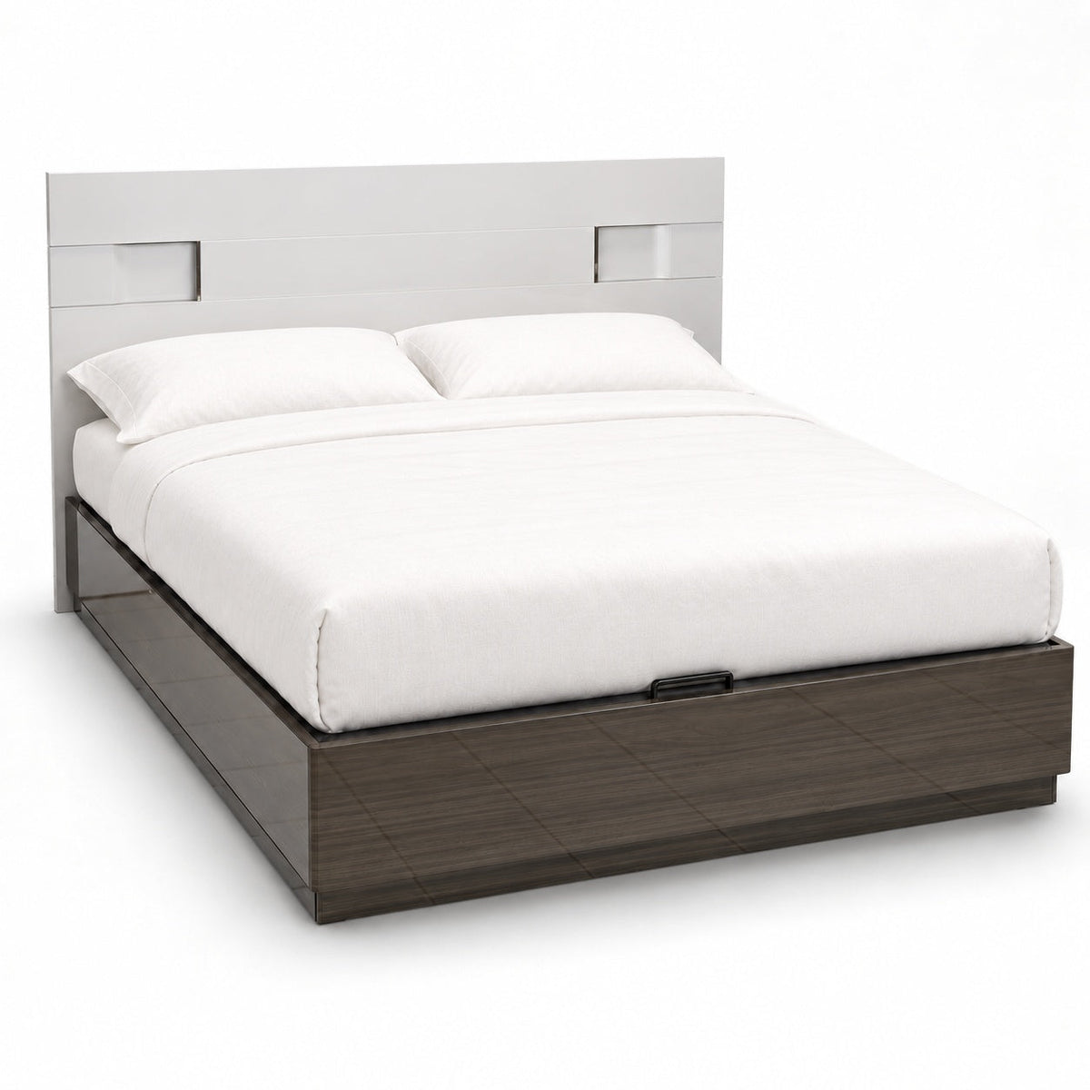 Andes Lift Top Storage Bed, Queen — detail