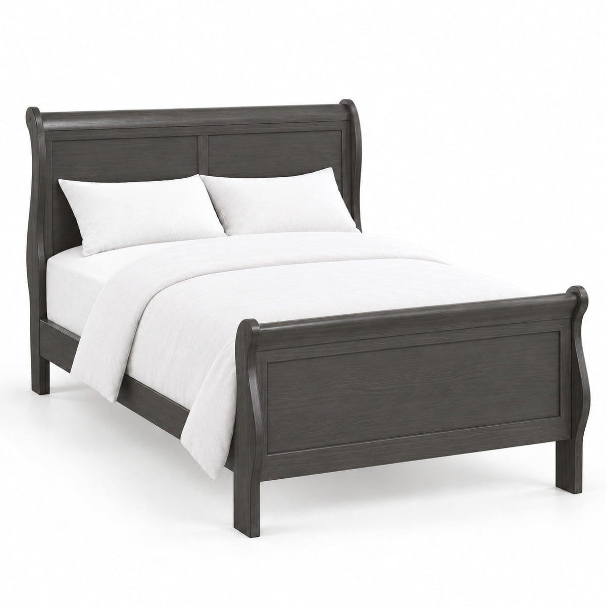 Aurora Sleigh Bed, Full — detail