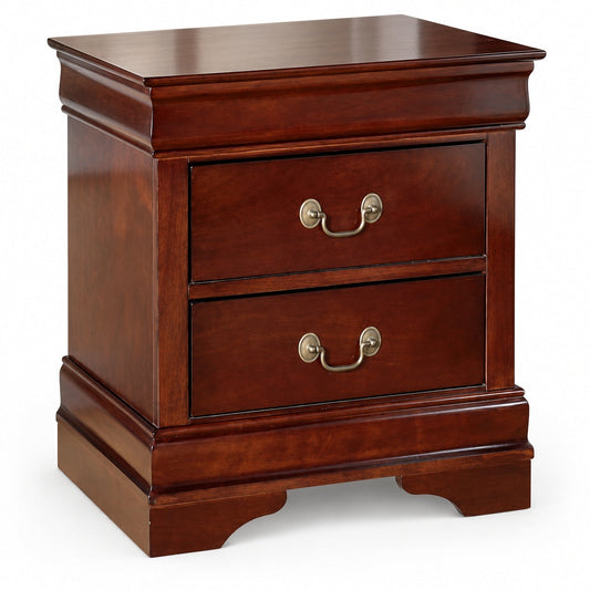 Aurora Night Stand (Brown Cherry)