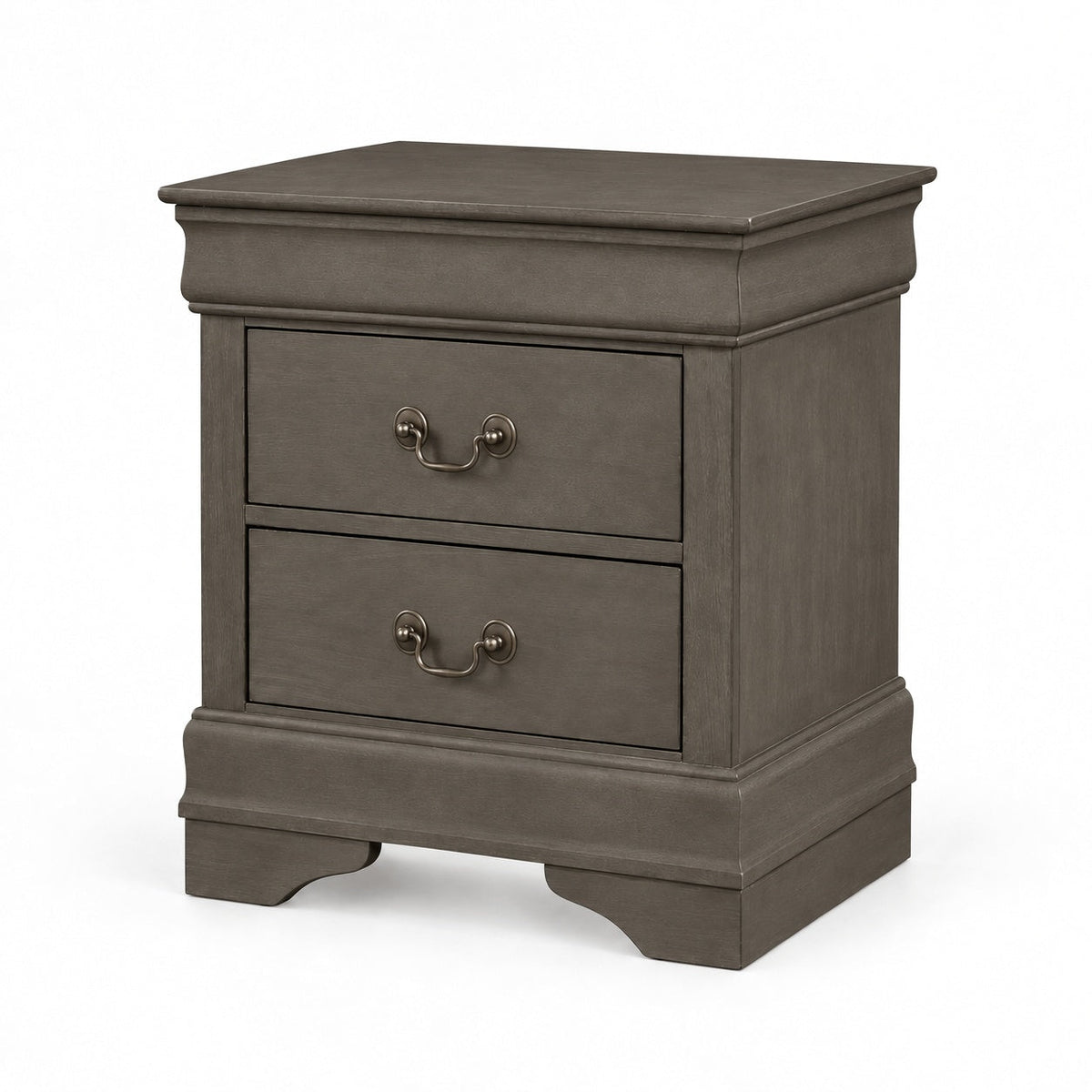 Aurora Night Stand (Grey) — another angle