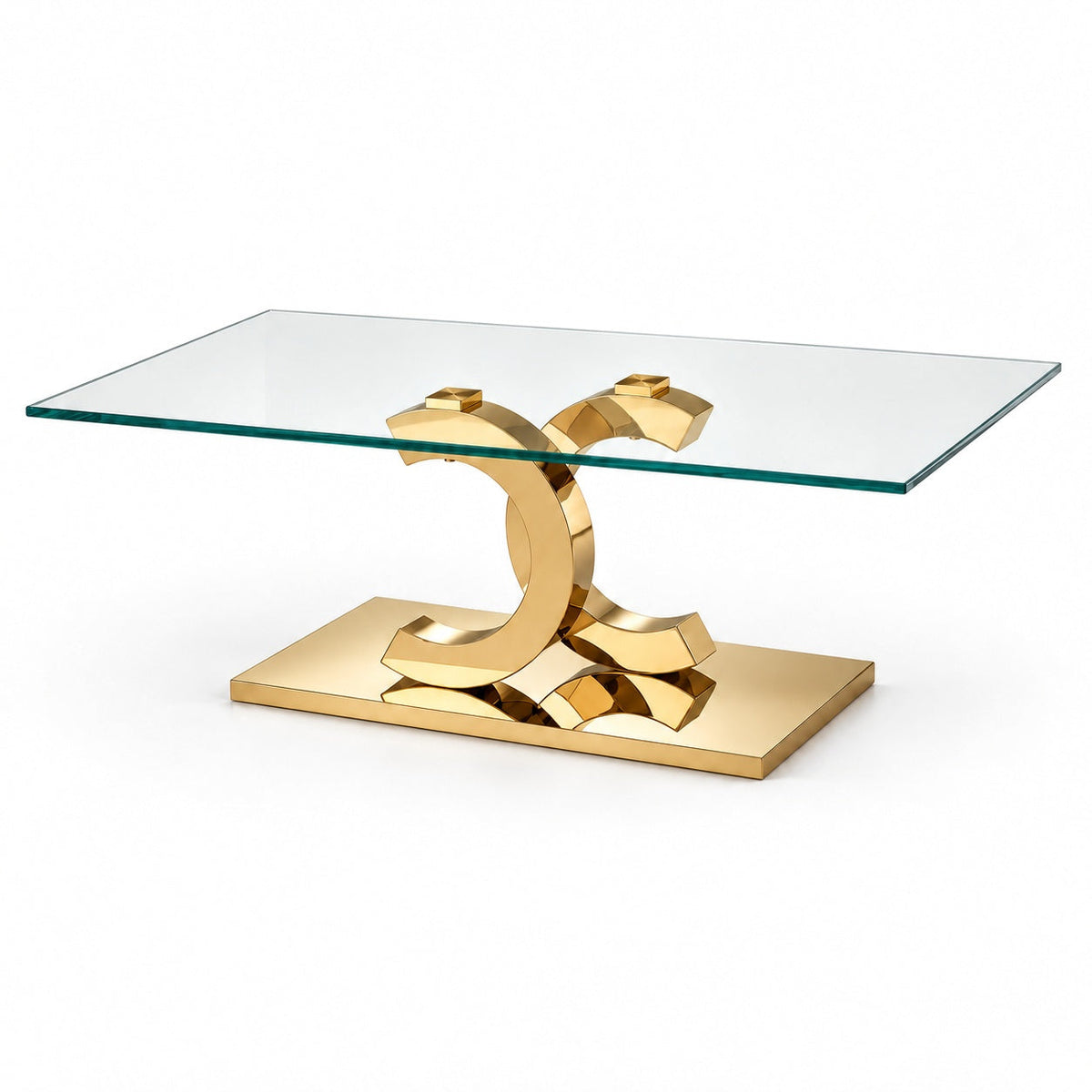 Bentleigh Coffee Table (Gold) — detail