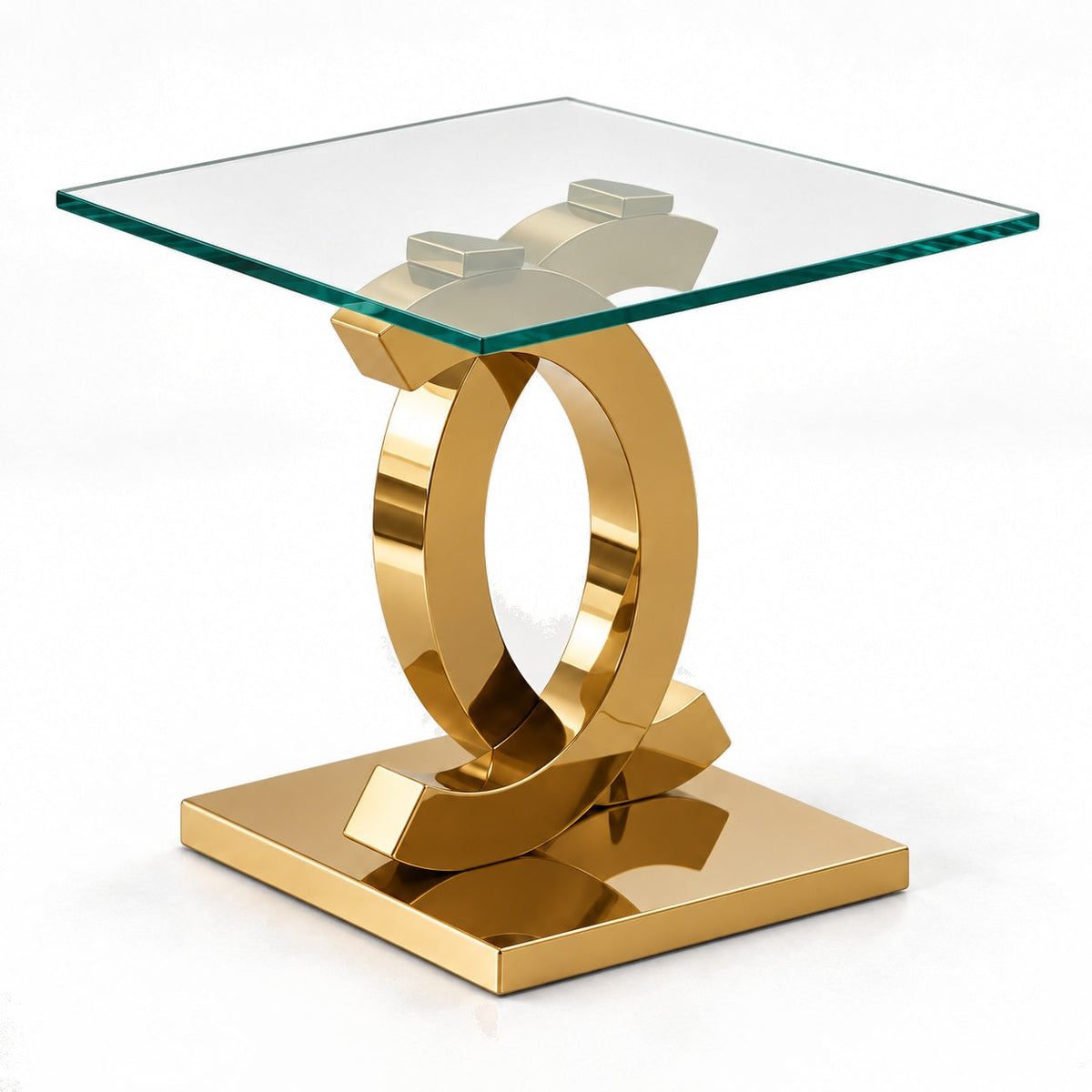 Bentleigh End Table (Gold) — detail