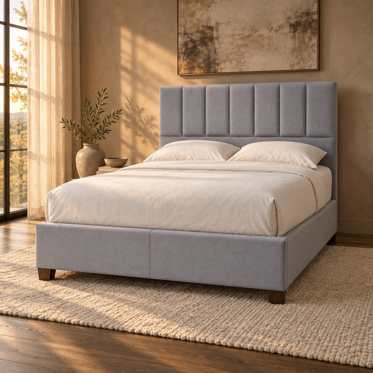 Brighton Storage Bed, Queen — in a room