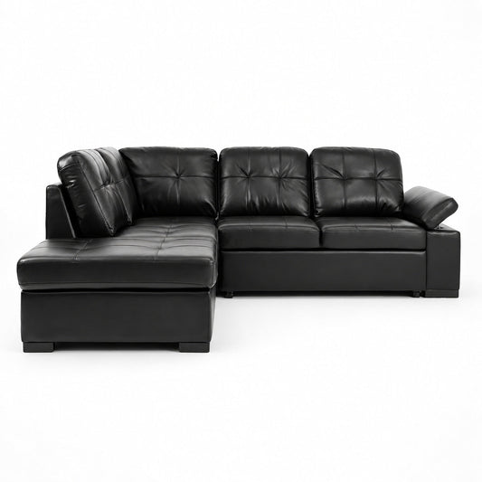 Candace Sleeper Sectional (Black)