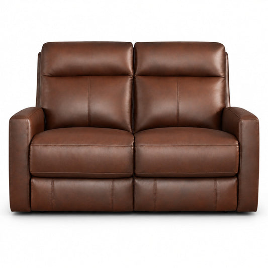 Capprio Power Recliner and Headrest Reclining Loveseat