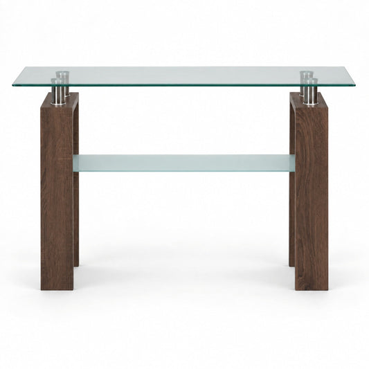 Compass Glass Sofa Table