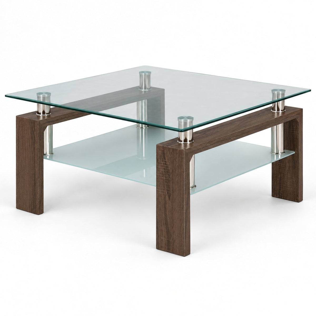 Compass Square Coffee Table — another angle
