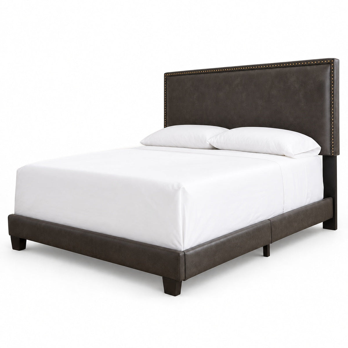 Dolante Bed Frame (Brown), King — another angle