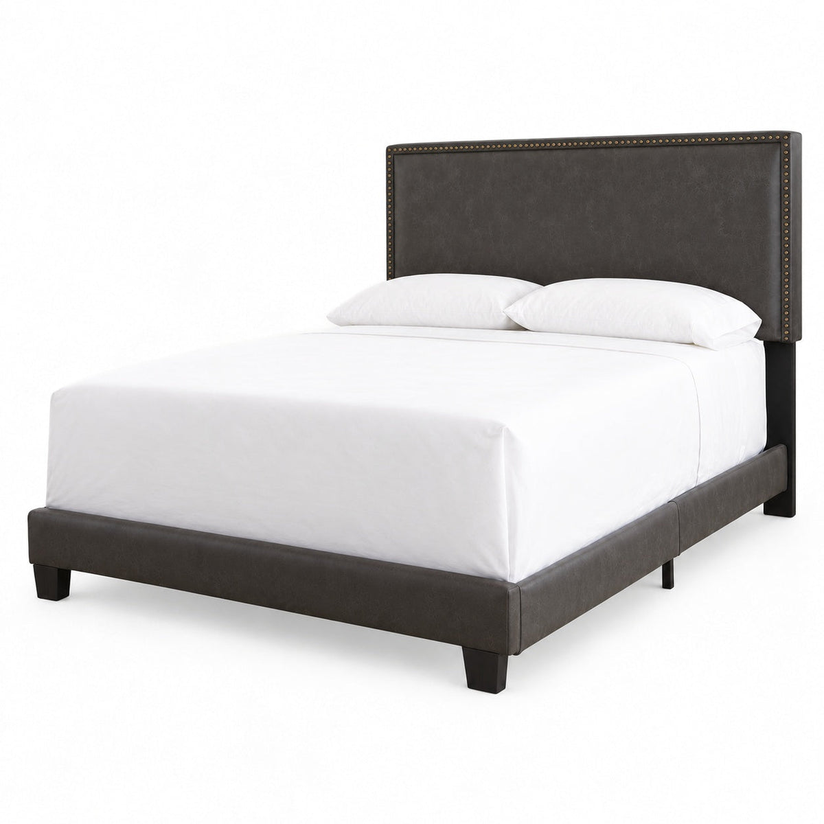Dolante Bed Frame (Brown), Queen — another angle