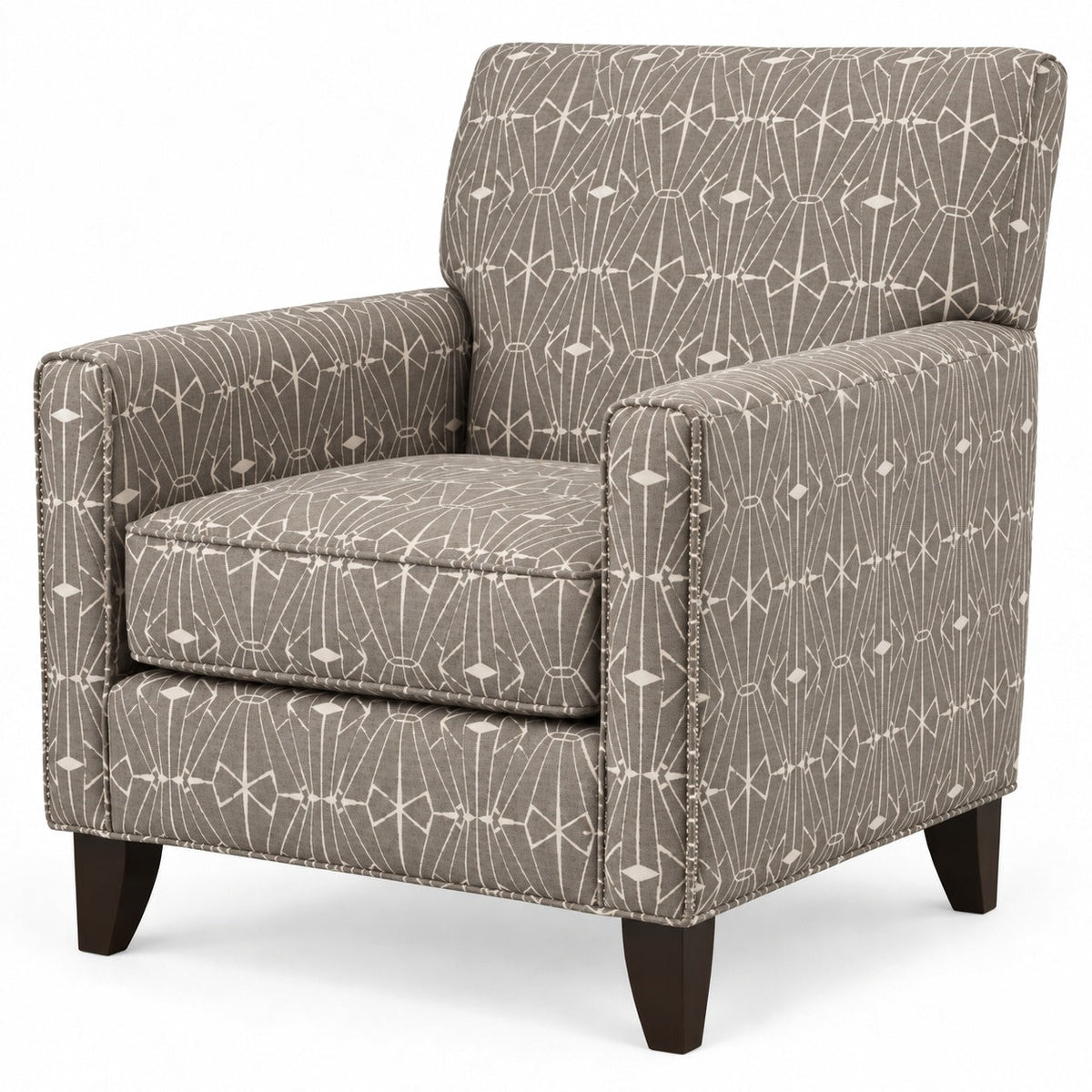 Emblem Charcoal Accent Chair — another angle