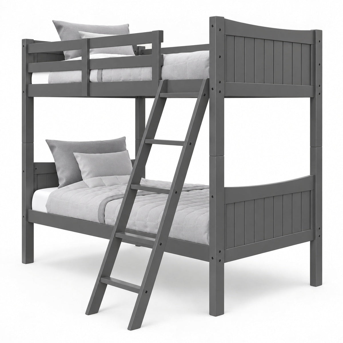 Eva Twin-Twin Bunk Bed Frame — another angle