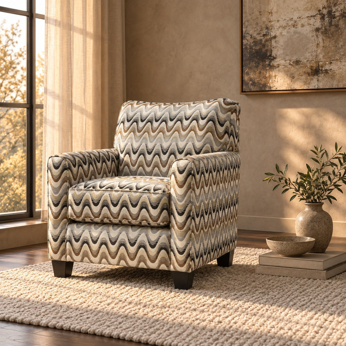 Gayler Accent Chair — in a room