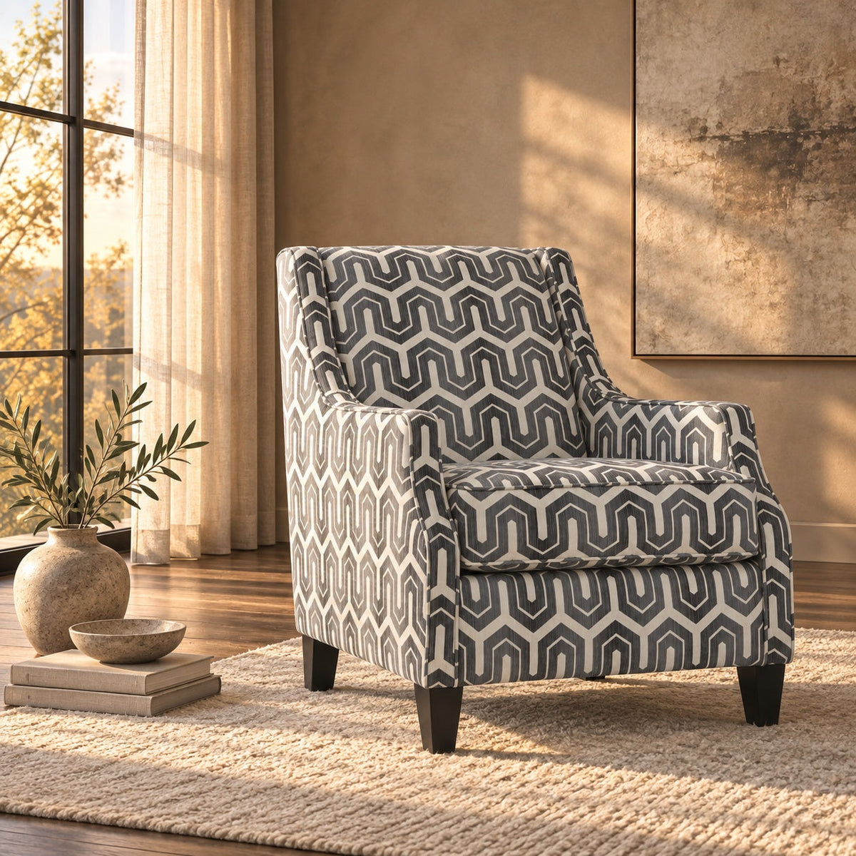 Gilmer Accent Chair — in a room