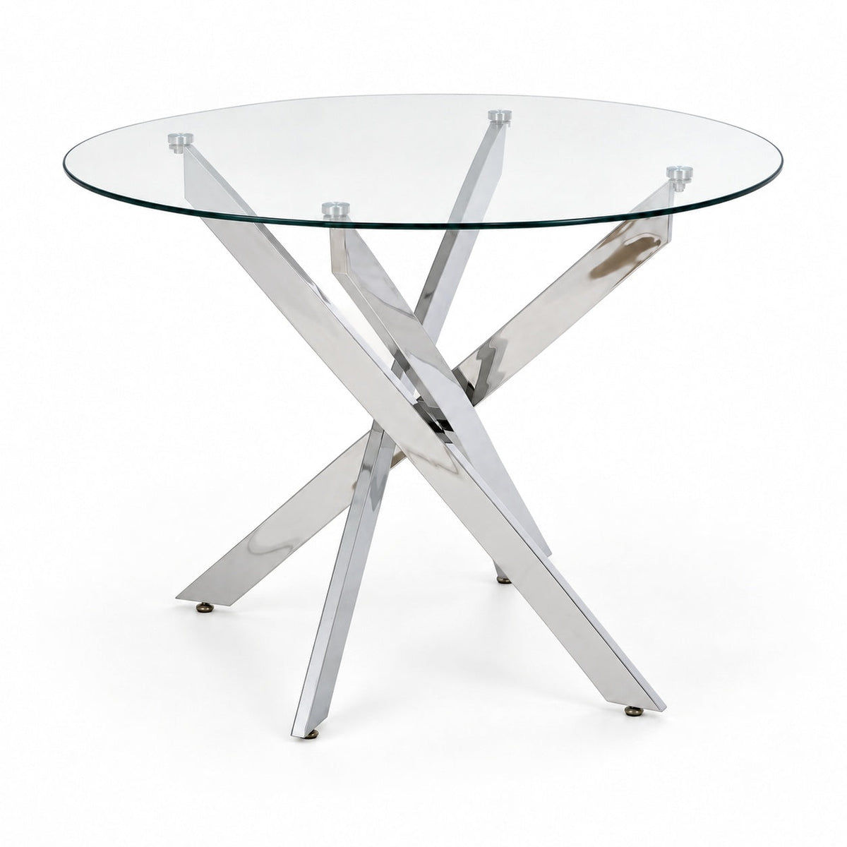 Glenroy Glass Dining Table — another angle