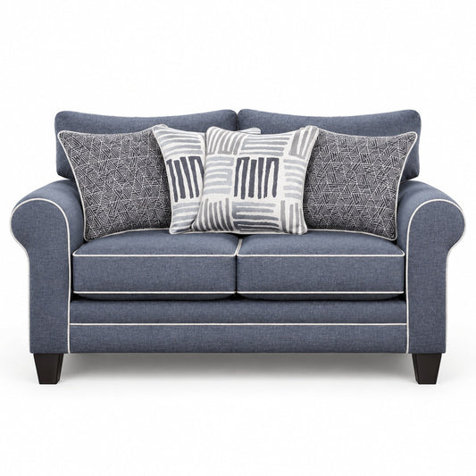 Grande Denim Loveseat