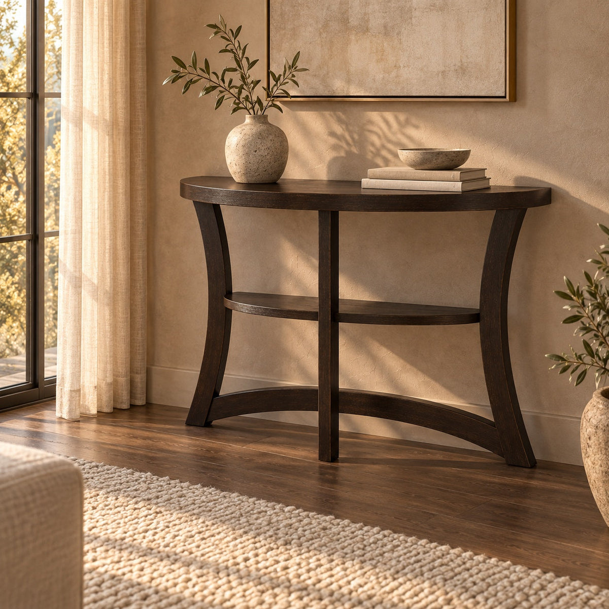 Hall Console Accent Table — in a room