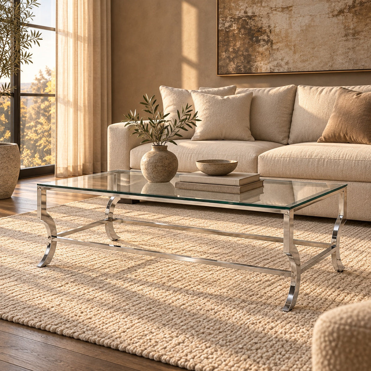 Iris Coffee Table — in a room