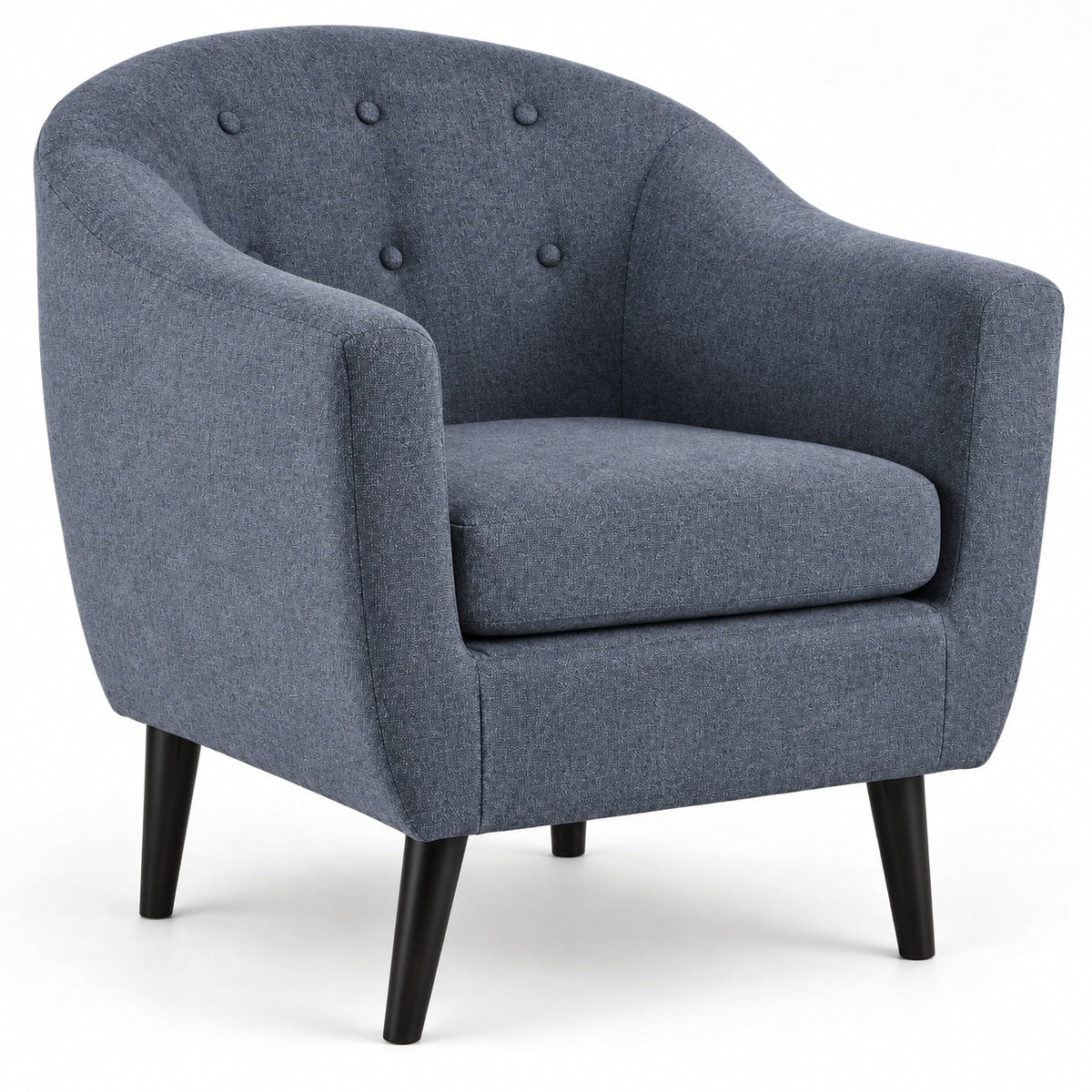 Klorey Accent Chair (Denim) — detail