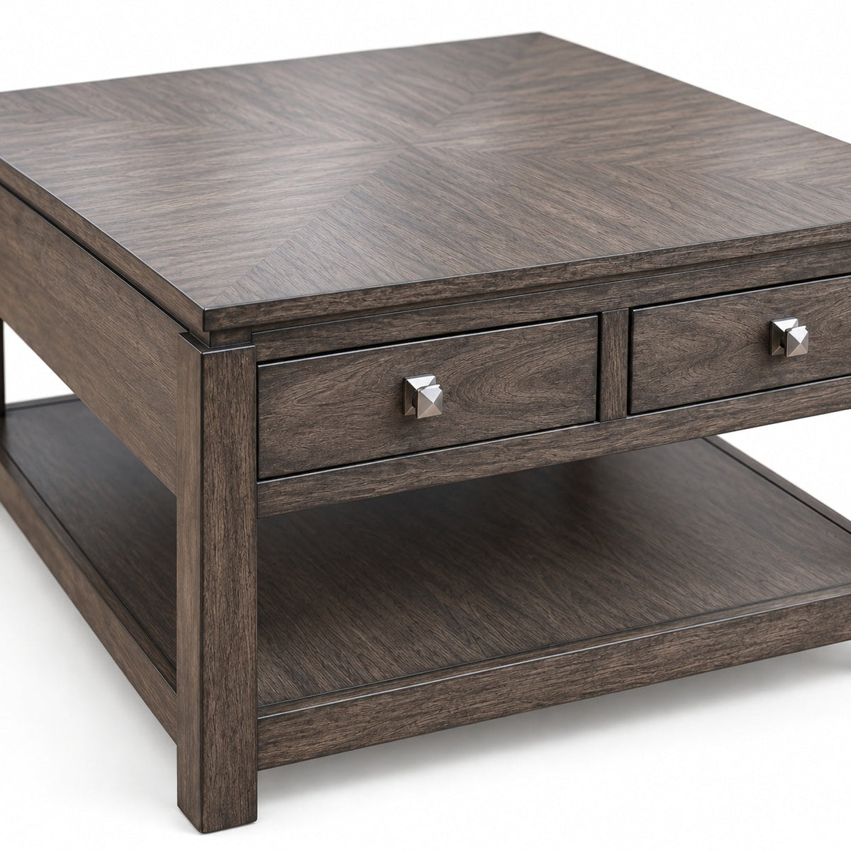 Lancaster 40" Square Coffee Table — detail