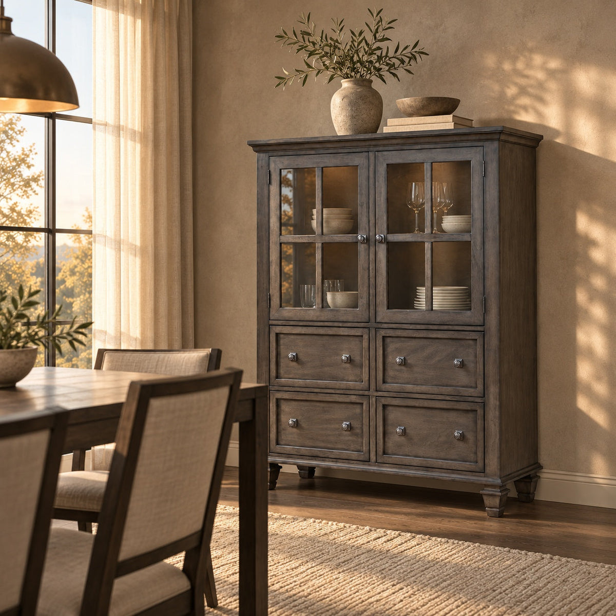 Lancaster 52" Tall Sideboard — in a room