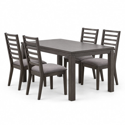 Lancaster 72" Rectangular Dining Table Set (6 Pc)