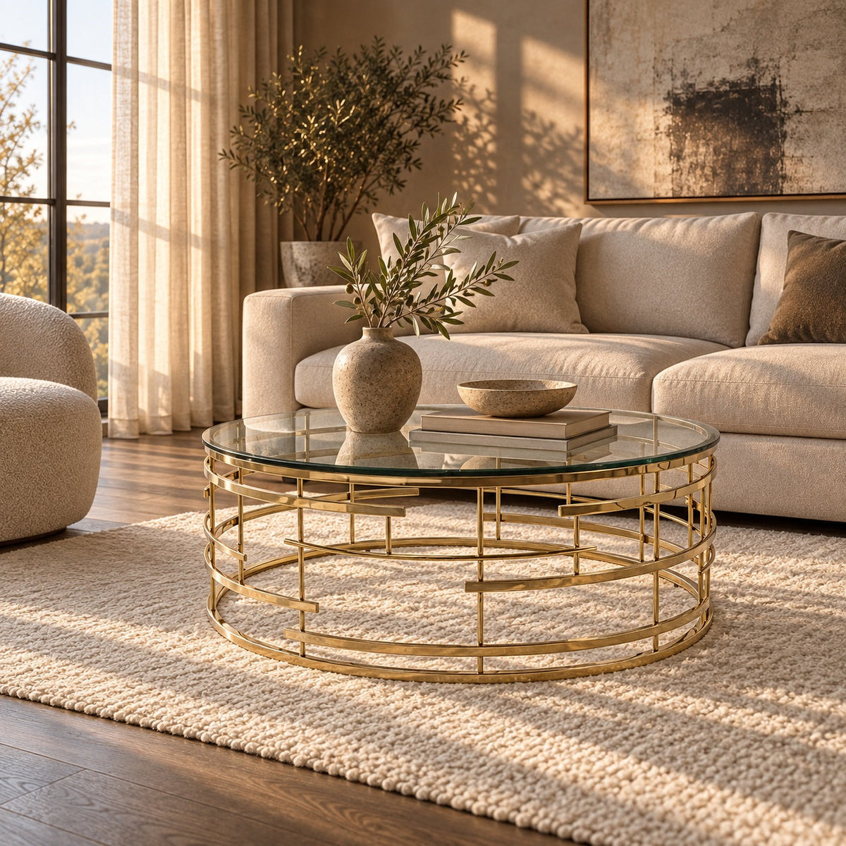 Leslie Coffee Table — in a room