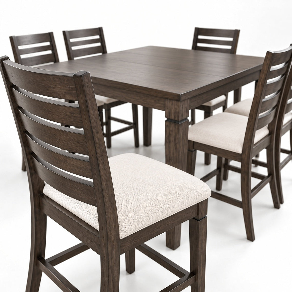 Lincoln Counter Height Table Set (7 Piece) — detail